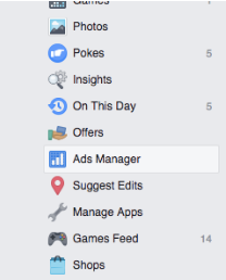 Ads Manager in Facebook