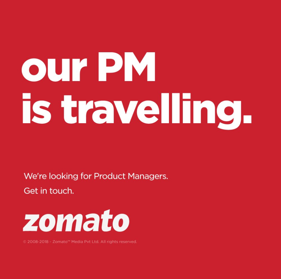 Zomato PM Travelling