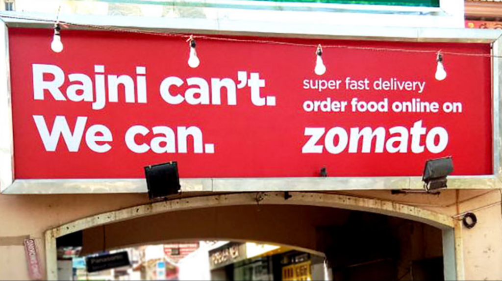 Zomato Rajni Can't We Can