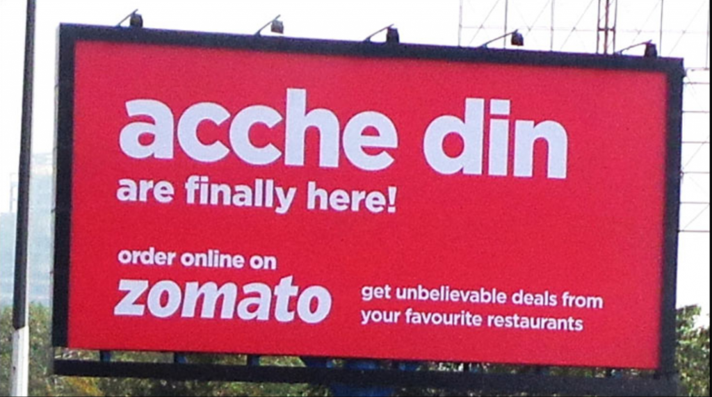 Zomato Acche Din