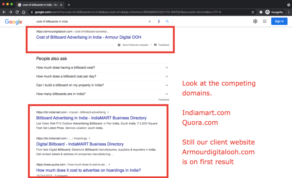 seo companies in bangalore list