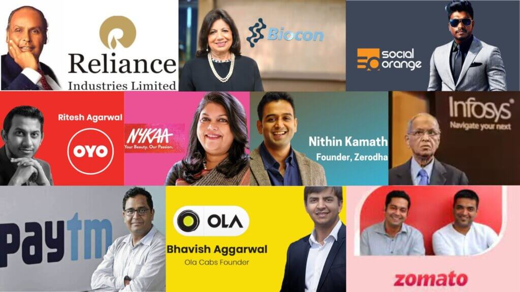 Indian entrepreneurs success stories 