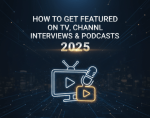 How to Get Featured on TV, Channel Interviews & Podcasts in 2025